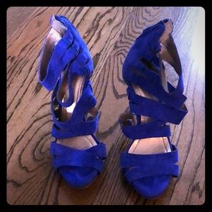 Bcbg shoes.  Size 6 1/2 royal blue.